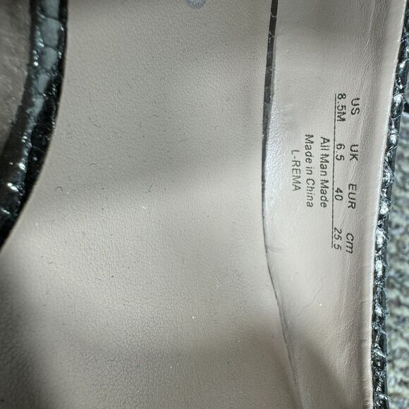 Franco Sarto Shoes Women's 8.5M Silver Heel Pumps - Picture 7 of 9